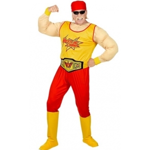Wrestler Costume - Mens 80s Costume
